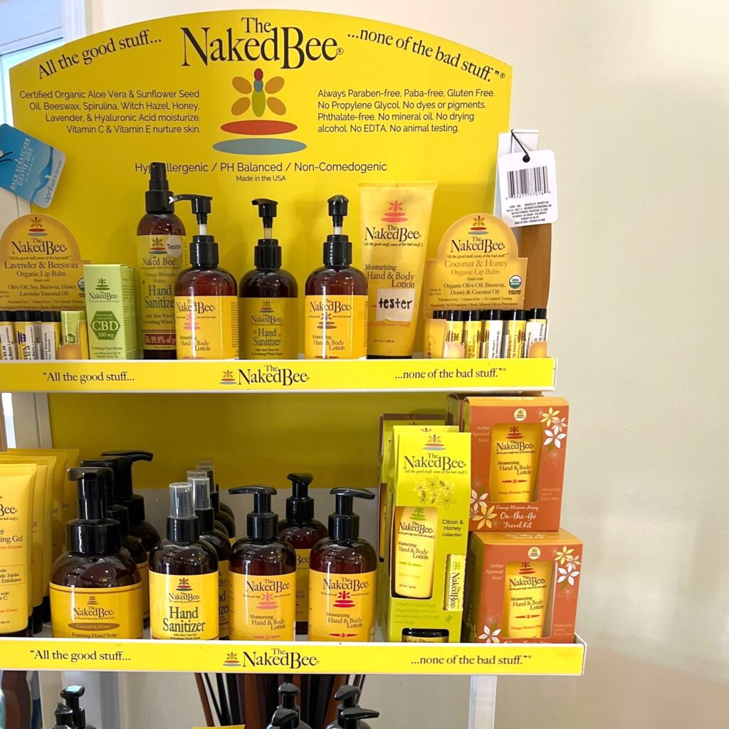 Greenstreet Lothian Gift Shop Spring Maryland Local Naked Bee Lotions Beeswax Bath & Body